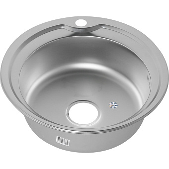 Мойка кухонная MELANA 510 001/2M (*15) 51х51см хром