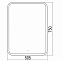 Зеркало Azario Стив LED-00002582 75х50,5см с подсветкой