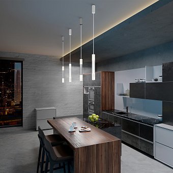 Светильник подвесной Eurosvet Axel 50210/1 LED белый 7Вт LED