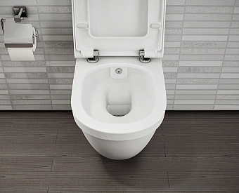 Унитаз подвесной VITRA S50 7740B003-0850 безободковый без микролифта