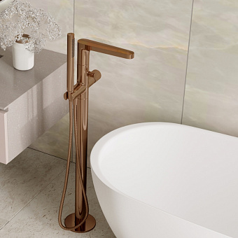 Смеситель для ванны WASSERKRAFT Paar 8800 8821 розовое золото