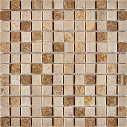 Мозаика PIXEL Каменная PIX274 Emperador Light/Crema Nova мрамор 30,5х30,5см 0,93кв.м.