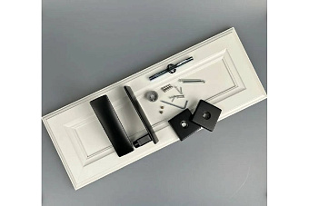 Дверная ручка нажимная MORELLI LUXURY SPACE-SQ NERO чёрный