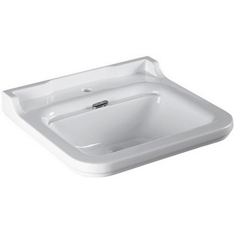 Раковина подвесная Kerasan Waldorf 4140K1bi/cr*1 60х55см
