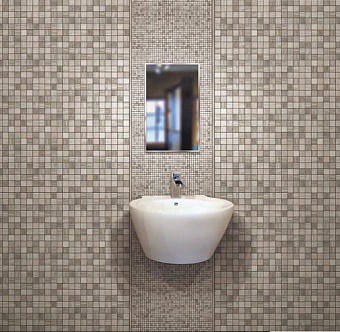 Мозаика Mir Mosaic I-Tile 4M01-26T белый мрамор 30х30см 0,9кв.м.