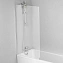 Стеклянная шторка на ванну AM-PM Gem W90BS-080-140CT 140х80см
