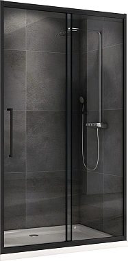 Душевая дверь Abber Schwarzer Diamant AG30170BH 195х170см стекло прозрачное