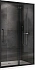 Душевая дверь Abber Schwarzer Diamant AG30170BH 195х170см стекло прозрачное