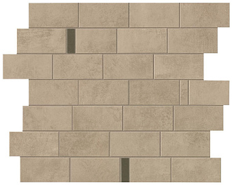 Керамическая мозаика Atlas Concord Италия Boost Pro 9BMZ Clay Minibrick Pro Coffee 33,3х29,7см 0,594кв.м.