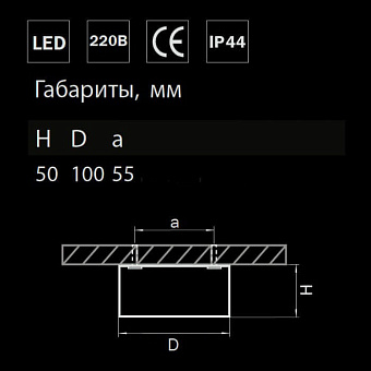 Светильник точечный накладной Lightstar Zolla 213916 9Вт LED