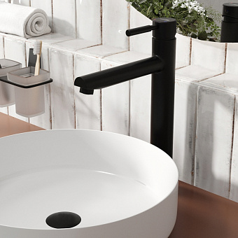 Смеситель для раковины WASSERKRAFT Gollach 3300 3303H чёрный