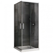 Угловое ограждение Abber Schwarzer Diamant AG020905 190х90см стекло прозрачное