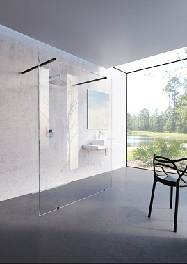 Кронштейн для душевого ограждения Ravak Walk-In W SET-100 Free GWD010003021 Черный
