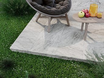 Плитка для ступеней KERAMA MARAZZI Терраса SG158700N\GR фронтальная противоскользящая керамическая 40,2х30см 0,126кв.м. матовая