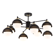 Люстра потолочная Eurosvet Nocciola 70106/8 черный 60Вт 8 лампочек E27