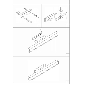 Подсветка для зеркал Maytoni Fichte MIR012WL-L9B4K 9Вт LED