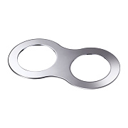 Рамка Novotech 358243 195х100мм хром