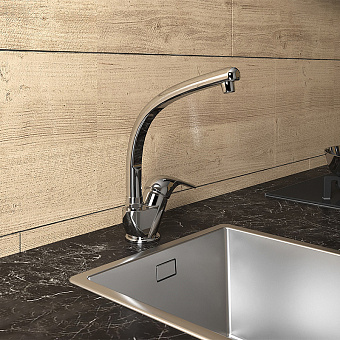 Смеситель для кухни Paini Dilos 76CR571KM поворотный излив хром
