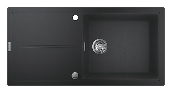 Мойка кухонная GROHE K400 31641AP0 100х50см чёрный матовый