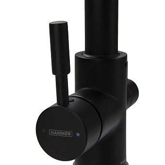 Смеситель для кухни Maxonor MN4352-7 поворотный излив чёрный
