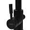 Смеситель для кухни Maxonor MN4352-7 поворотный излив чёрный