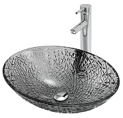 Раковина накладная Abber GLAS AK2303B 50х35,5см