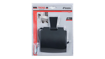 Держатель туалетной бумаги FIXSEN Trend FX-97810 чёрный матовый