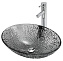 Раковина накладная Abber GLAS AK2303B 50х35,5см