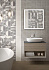 Настенная плитка KERAMA MARAZZI Понти 5286 белый/серый 20х20см 1,04кв.м. матовая
