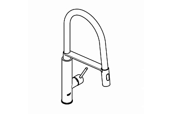 Смеситель для кухни GROHE Concetto New 31491000 выдвижной излив хром