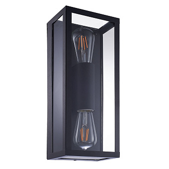 Светильник фасадный Arte Lamp BELFAST A4569AL-2BK 60Вт IP44 E27 чёрный