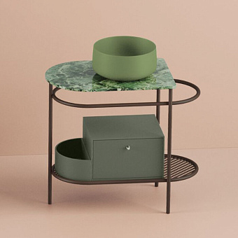 Столешница ArtCeram FILE 3.0 TFA009 93 Мрамор 46х68,5см verde issogne