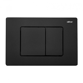 Панель смыва Abber AC0120MB чёрный матовый