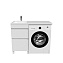 Тумба с раковиной IDDIS Optima Home OPH11LBi95K 48х110х89см