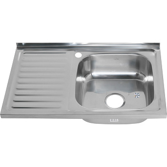 Мойка кухонная MELANA 8050 005 t R (*10) 80х50см хром