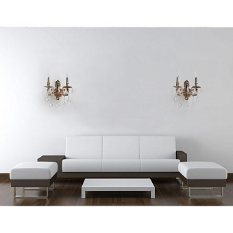 Бра Lucia Tucci BARLETTA W122.2 coffe gold 120Вт E14
