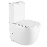 Унитаз напольный Azario Mitta AZ-2128 безободковый с микролифтом