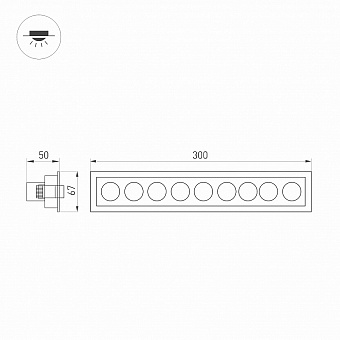 Светильник карданный Arlight Orient 031931 20Вт LED