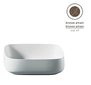 Раковина накладная ArtCeram Cognac COL008 49 00 55х35см