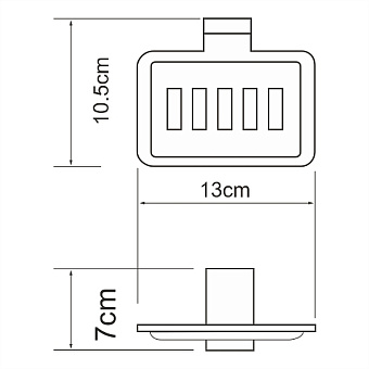 Мыльница WASSERKRAFT Abens K-3269 чёрный