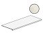 Плитка для ступеней Atlas Concord Италия Raw A2A4 White Scalino 33х120см 0,396кв.м. неполированная