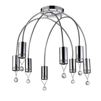 Люстра потолочная Vele Luce Pioggia VL4283L08 224Вт 8 лампочек G9