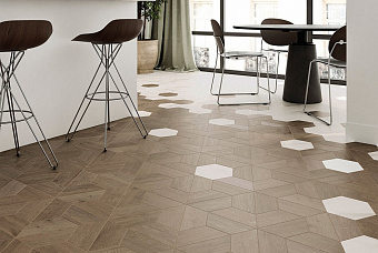 Матовый керамогранит WOW 60 Grad 120283 Grad Trapezium Wood Dark 9,8х23см 0,334кв.м.