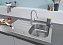 Мойка кухонная GROHE K200 31562SD0 86х50см хром