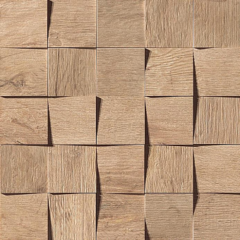 Керамическая мозаика Atlas Concord Италия Axi AMV0 Golden Oak Mosaico 3D 35х35см 0,735кв.м.