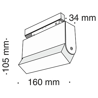 Магнитный трековый светильник Maytoni BASIS TR013-2-10W3K-B 12Вт LED чёрный