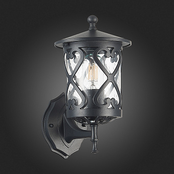 Светильник фасадный ST Luce LORNE SL085.401.01 60Вт IP44 E27 чёрный