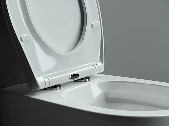 Унитаз подвесной Ceramica Nova PEARL CN8001 безободковый с микролифтом