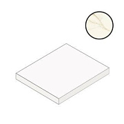 Плитка для ступеней Atlas Concord Италия Marvel Shine A45N Calacatta Imperiale Scalino Angolare Lapp 37,5х37,5см 0,141кв.м. лаппатированная