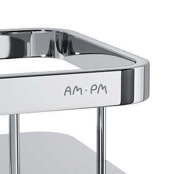 Полка в ванную прямоугольная AM-PM Sense L A7453100 1-ярусная 12,8х34,5см хром